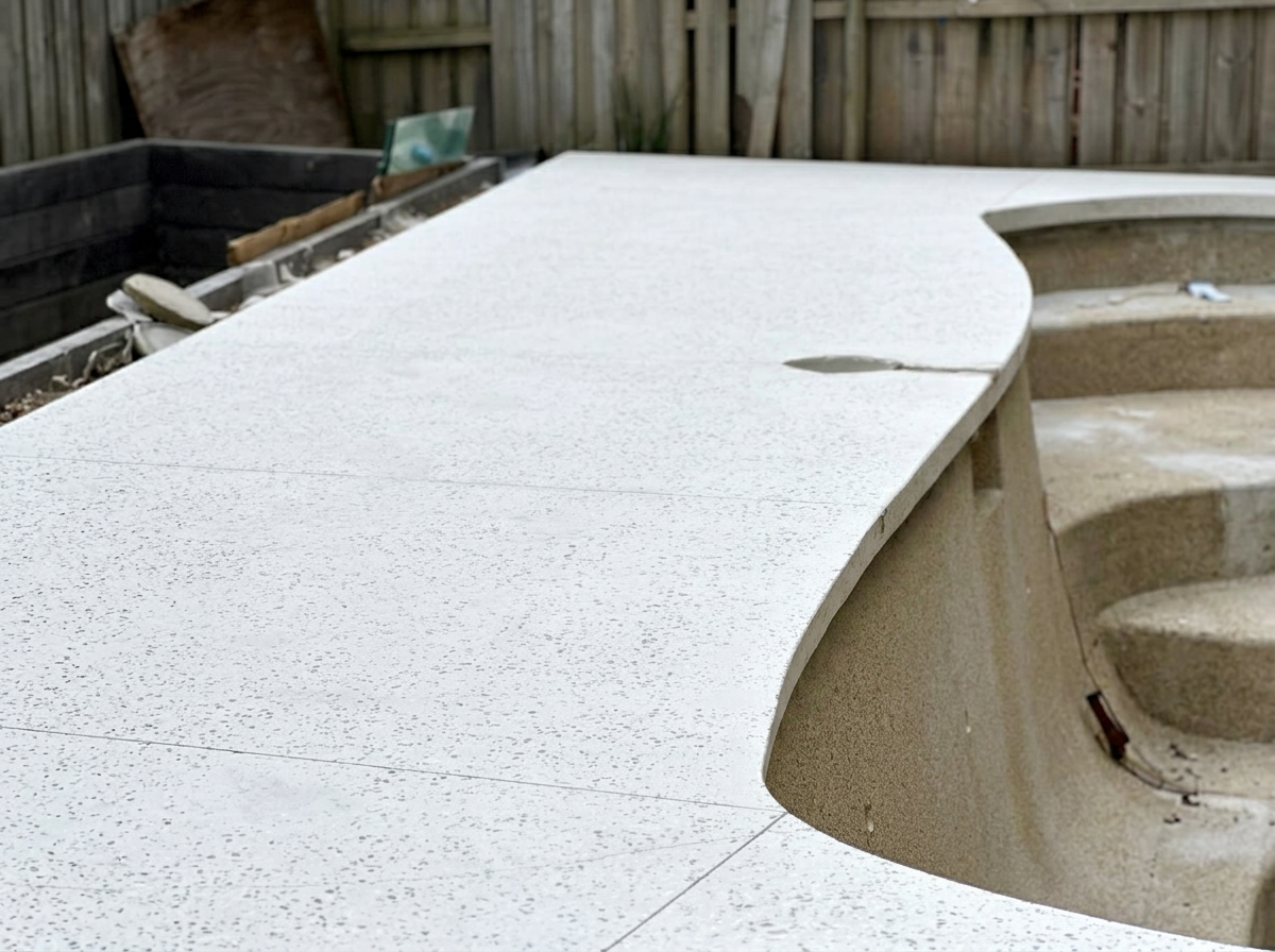 Full exposure grind — pool surrounding