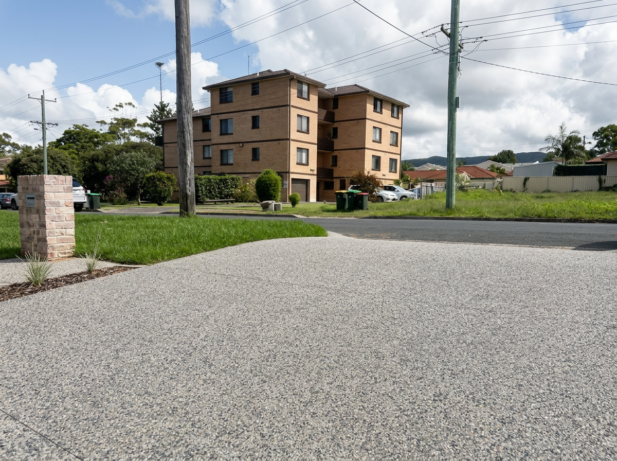 Etch and seal — driveway