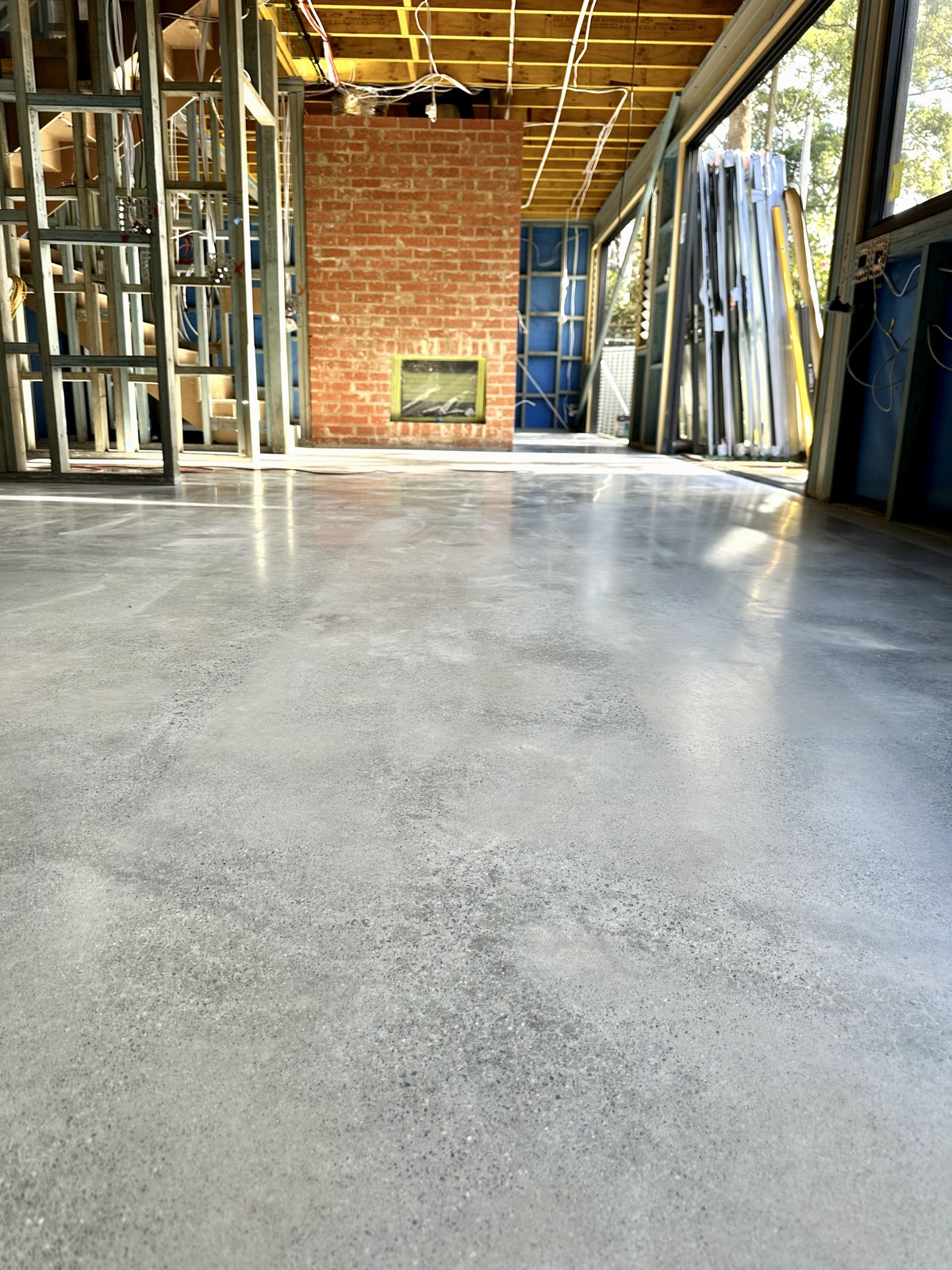 Nil exposure polished concrete — West Pennant Hills